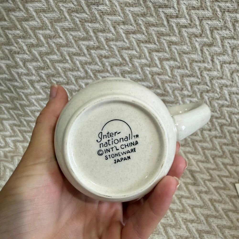Vintage International China Stoneware HEARTLAND Creamer & Sugar Bowl - Picture 6 of 10